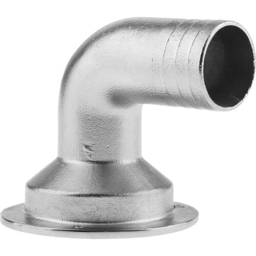 38mm Marine Boat Deck Drain 90 Degree Heavy Duty Stainless Steel Accessory
