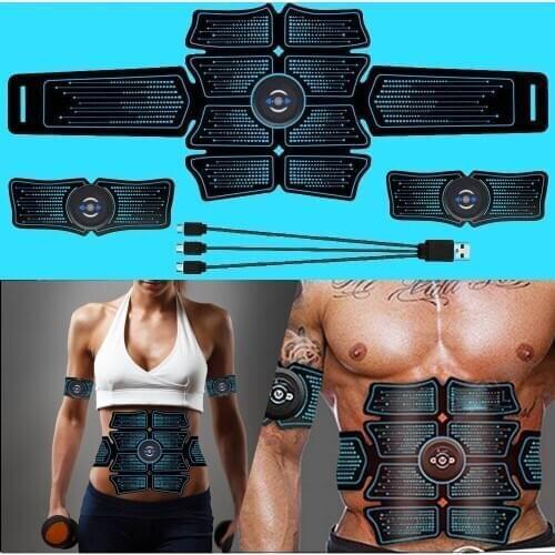 Abdomen Muscle Trainer Stimulator Abs Muscles Electrostimulator Toner Home Gym Wireless Vibration Body Sport Fitness Equipment