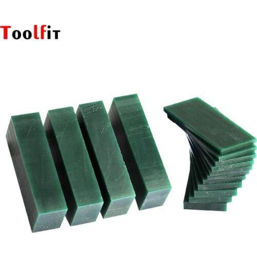 14pcs/box Green Carving Wax Student DIY Using Engraving Wax Blade Jewelry Ring Molding Tools