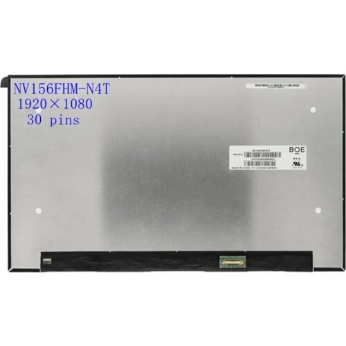 15.6" Laptop screen NV156FHM-N4T NV156FHM N4H fit N156HCA-E5A E5B NV156FHM-N63 LCD Display Panel Matrix FHD 1920x1080 30Pin eDP