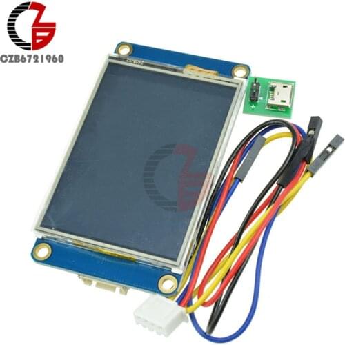 2.4 inch 320x240 TFT LCD Display Module 2.4" Resistive Touch Screen Module USART UART HMI Serial for Arduino Raspberry Pi 2 A