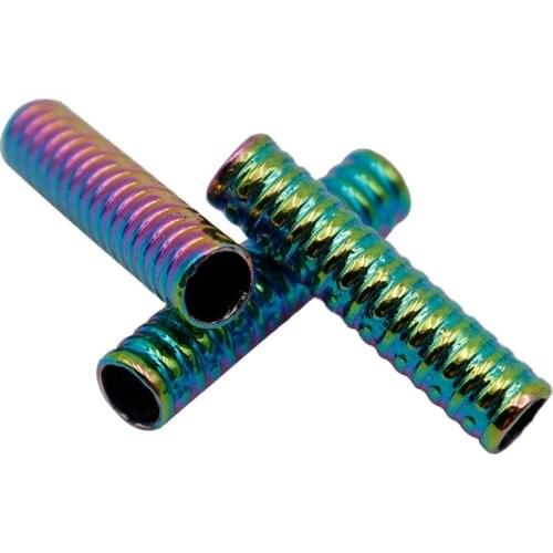 4pcs Mystical Color DIY Metal Aglets AF1 Shoelace Tips Ends Replacement Shinny Decoration Durable Repair Lock Clips