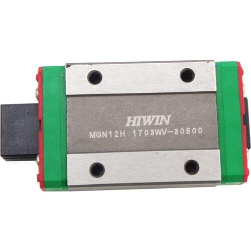 4pc Original Hiwin linear guide MGN12-600mm+8 pcs MGN12H block for cnc