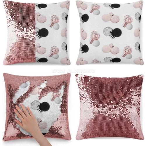 Ari / Sweet Like Candy / Frankie Sequin Pillowcase Magical Cushions Cover 40X40cm Mermaid Ariana Big Dangerous Womens Dangerousw
