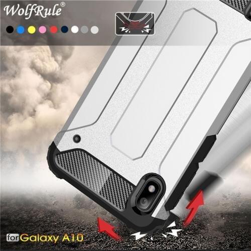 For Armor Case Samsung Galaxy A10 Case A105F Full Wrapped Heavy Hybrid PC+TPU Cover For Samsung Galaxy A10 Cover For Samsung A10