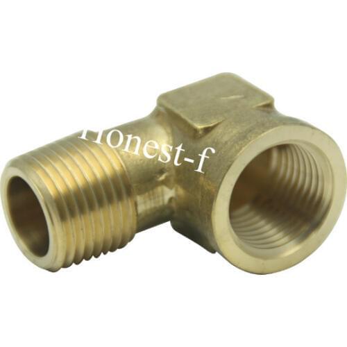 Lead Free Brass Pipe 90 Deg 1/2" NPT Street Elbow Forged Fitting