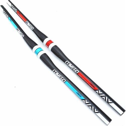 Comego full carbon fiber mountain bikes bar bicycle parts flat handlebar 31.8 640 - 720 /740 MTB bicycle accessories