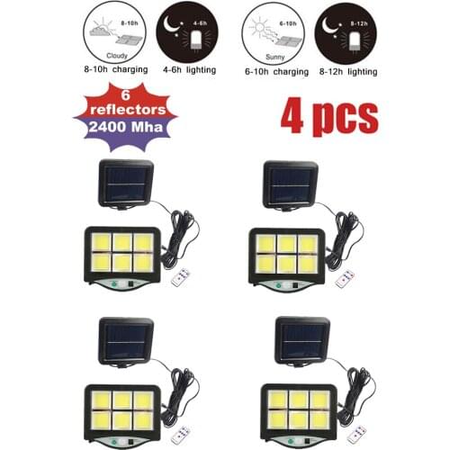 4pcs seperable 120Leds Waterproof Solar Torch Light Garden Christmas Decoration Outdoor Solar Lamp Landscape Lighting motion sen