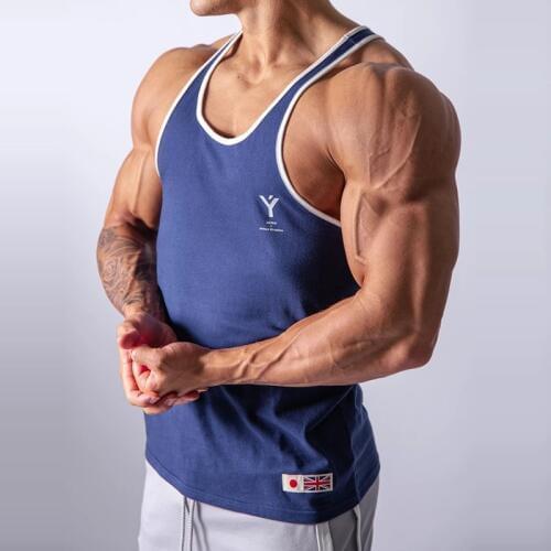 Japan&UK LYFT 2020 Mens Bodybuilding Cotton Tank Top Gyms Fitness Sleeveless Shirt Male Clothing Fashion Singlet Vest Undershirt