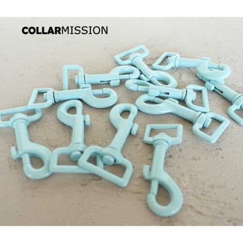 Metal blue colored baking paint dog clip hook durable and strong swivel snap hook zinc alloy Diy accessories CPK25R