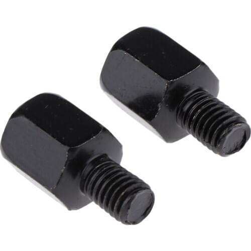 Motorcycle Mirror Adapters - RH 10mm to LH 8mm Counterclockwise Threaded