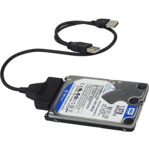 New Arrivals 50cm USB 2.0 to SATA 22 Pin Cable for 2.5inch HDD Hard Drive Solid State Drive for Win 98/XP/VISTA/Win 7/8/Linux