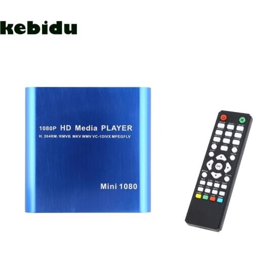 New 1080P Mini Media Player MKV/H.264/RMVB Full HD With HOST Card Reader For Most Format