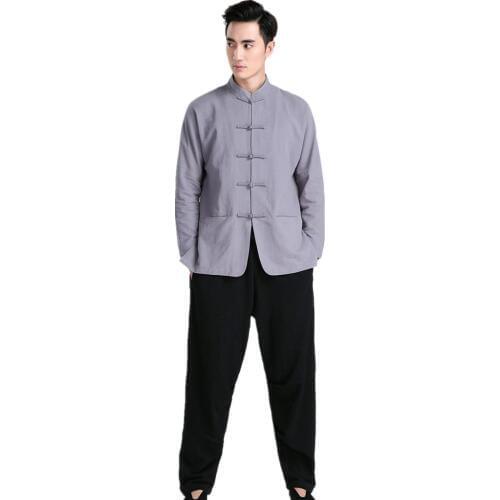 Shanghai Story tai chi clothes Cotton chinese kungfu uniform artes marciais wushu costume mens hanfu Chinese traditional Cloth