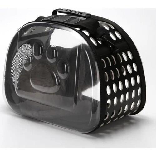 Transparent Cat Dog Carrier Bag 42x26x35 cm