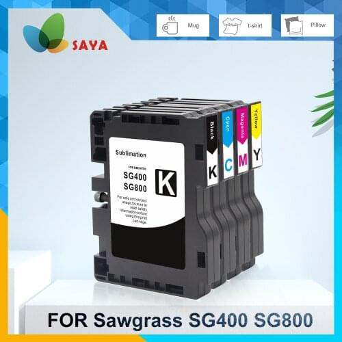 Saya Injet Compatible Sublimation Ink Cartridge for Sawgrass SG400 SG800 for Ricoh Aficio SG 3100SNW 3110DN 3110DNWPrinter