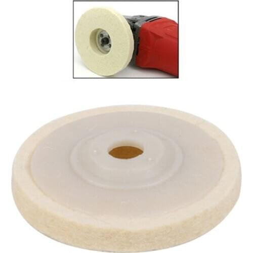 4 Inch Wool Felt Polishing Wheel 12mm Height Angle Grinder Abrasive Buffing Disc