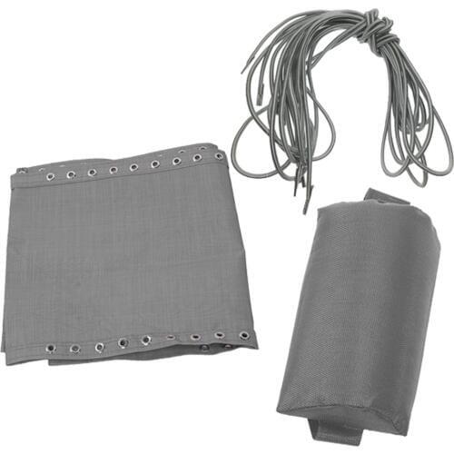 Replacement Fabric Cloth with Laces Head Pillow for Zero Gravity Chair Gray