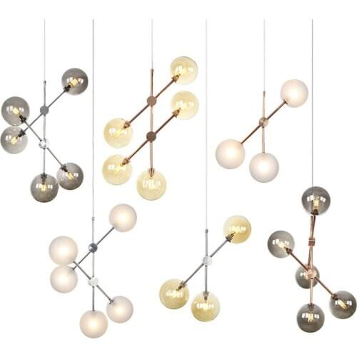 American style simple and unique Cafe corridor living room clothing shop lobby dining decorative Chandelier