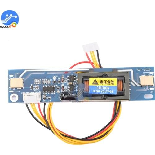 Universal CCFL Inverter LCD Laptop Monitor 2 Lamp 10-28V for 10-26" Widescreen Backlight