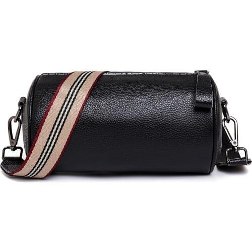 Female Crossbody Bag Brand Shoulder Bag New Fashion Women Genuine Leather Handbags 100% Cow Leather Bucket Bag Lady Tote Luxury