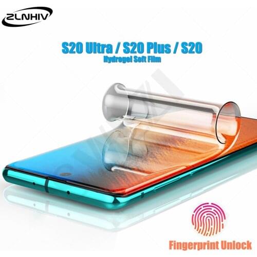 ZLNHIV soft full cover for Samsung Galaxy s10 lite s10e plus phone screen protector s20 s21 FE ultra hydrogel film Not Glass