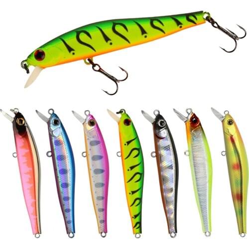 1PCS 70MM 5.5G Minnow Fishing Lures Pencil Sinking Bait Japan Design Artificial Bait Wobbler Hard Bait Pike Bass Fishing Tackle