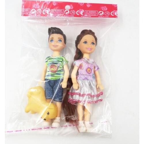 1 pc Cute PVC Baby Doll Kelly Girl Boy Dolls In Size 14cm Toys For Children Kids Gift