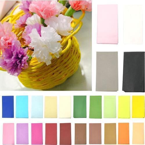10pcs 50x50cm Tissue Paper Flower Wrapping Paper Gift Packaging Craft Paper Wine Shirt Shoes Clothing Wrapping Packing Materials