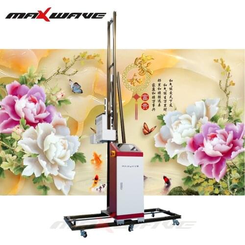 3d wall painting machine outdoor advertising mural background oil painting wall automatic inkjet printer