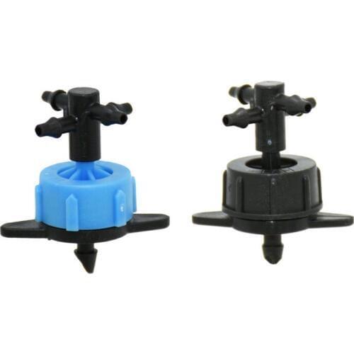 4L 8L emitter drip 4 way cross Connector dripper water debit water splitter drip arrow system 50pcs