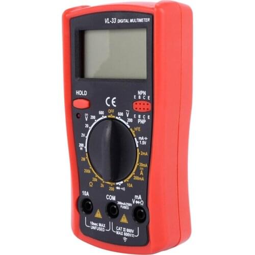 ABSF VL-33 Electronic Multimeter LCD Digital Multimeter Voltage Resistance Current Electric Tester Meter