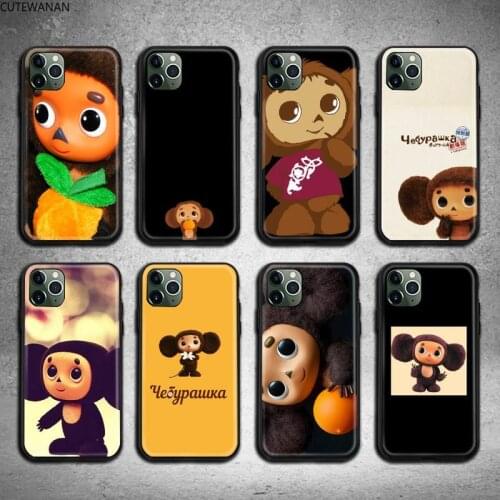 Cheburashkas Phone Case For iphone 12 11 Pro Max Mini XS Max 8 7 6 6S Plus X 5S SE 2020 XR cover