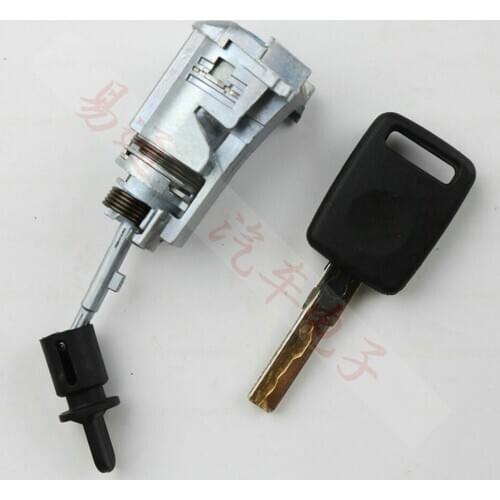 Auto Left Door Lock Cylinder For Audi NEW A6L Replacement Drivers Central Door Lock Cylinder With 1 Key Locksmith Tool