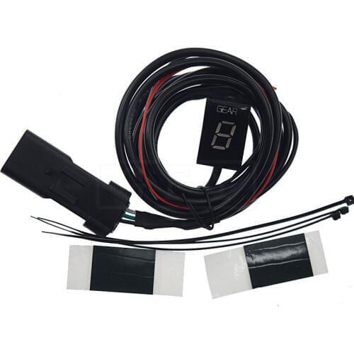 Motorcycle LCD Electronics 6 Speed 1-6 Level Gear Indicator Digital Gear Meter For Ducati Monster 1100 EVO 1200 / S 2014 - 2018