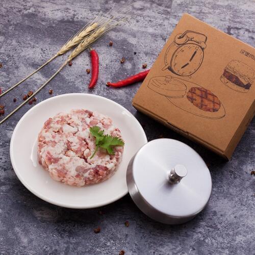 Hot Sale Creative Stuffed Non-stick Hamburger Beef Burger Press Mould Maker Mold Stainless Steel BBQ Barbecue Kitchen Tool