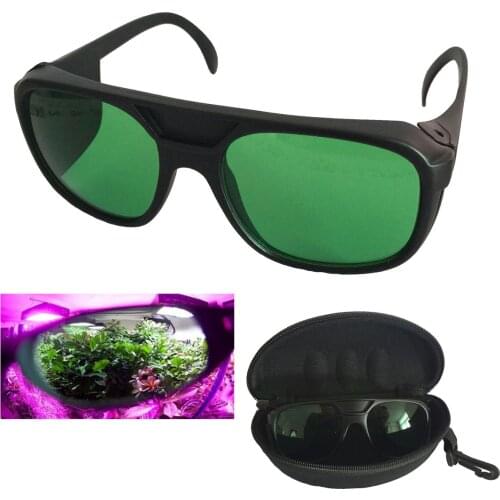 Plant Growth Supplement Light Glasses Customized Led Multi-Function UV Protection Red Green Light Color Corrector