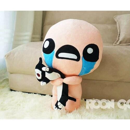 The Binding of Isaac Stuffed Toy Plush Doll Soft ISSAC Cosplay Home Decor Game Pillow Cushion Collectible Gift 35cm Collection