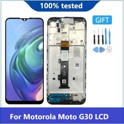 NEW 6.5'' Original Display For Motorola Moto G30 XT2129-2LCD Display Screen Assembly Repair Screen For Motorola G30 LCD Display