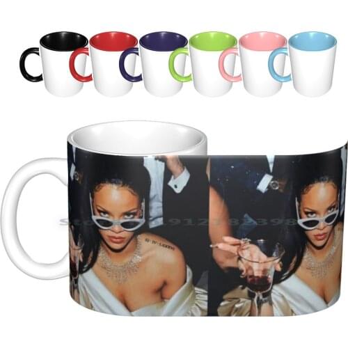 Bad Ceramic Mugs Coffee Cups Milk Tea Mug Bad Singer Song Music Artist Photgraphy Cheap Low Cost Trendy Fashion Music Star Star