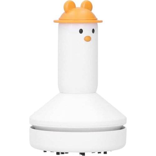 Robot Cleaner Vacuum Cleaner Mini Portable USB Charging Desktop Dust Cleaning Machine with 2 Level Suction