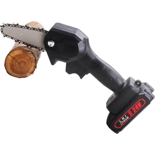 Mini Garden Pruning Chainsaw 4 Inch Rechargeable Lithium Electric Saw Cordless Power Chain Saws For Pruning Wood Cutting