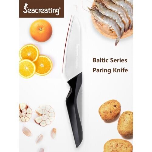 Seacreating Baltic Sea Series Paring Knife 4inch Pro Kitchen Knife German Stainless Steel Fruit Peeling Knife