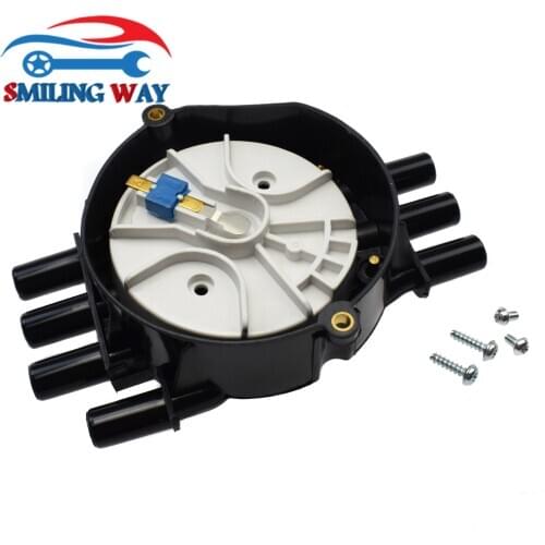 SMILING WAY# Distributor Rotor & Cap For GMC Chevrolet Cadillac 4.3L V6 Astro Blazer Express G10 S10 Savana Sierra Yukon Safari