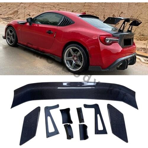Car-styling carbon fiber black Material G Style GT 86 BRZ Rear Trunk wing spoiler For Subaru BRZ Toyota 86 GT86