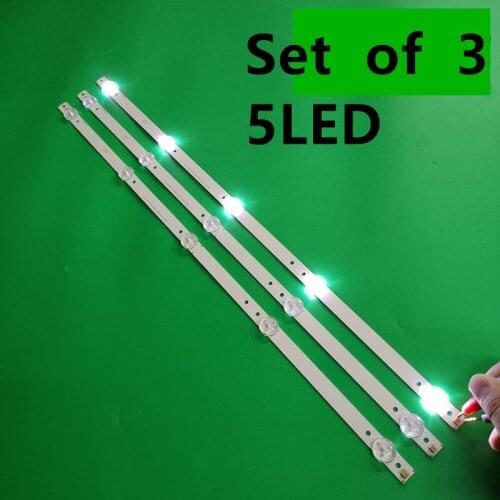 New 1set=3PCS 5LEDs 530mm LED backlight strip for 28inch TV L2830HD 28C2000B SVJ280A01 REV3 5LED 130402 M280X13-E1-H