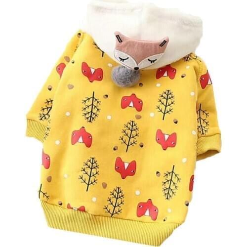 Winter Pet Dog Clothes Warm Pets Dogs Clothing Soft Pet Sweatershirt Puppy Outfit Clothes For Dogs Coat French Bulldog Chihuahua