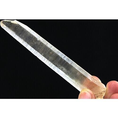 04086 Very Long AAA Natural Lemurian Seed Quartz Crystal Point Specimen