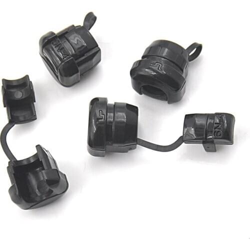 20pc 6N-4 Strain Relief Bushing SJT 18AWG T=0.5~1.6mm Nylon Black Whosesale