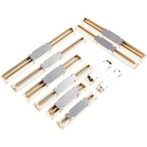 5pcs 0.80 mm Pitch 40 60 80 100 120 140 Pin Board to Board Plug Header Stacking Height 5.0mm Surface Mount BTB Mezzanine Header